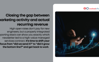 Closing the gap between marketing activity and actual recurring revenue